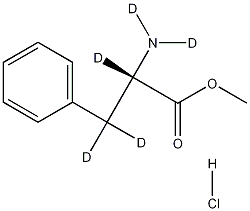 L-Phenylalanine-d5 Methyl Ester Hydrochloride Struktur