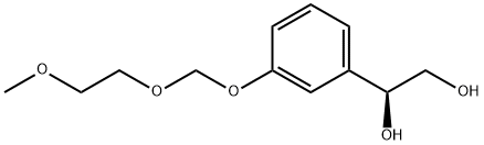 (1S)-1-[3-[(2-Methoxyethoxy)methoxy]phenyl]-1,2-ethanediol Struktur