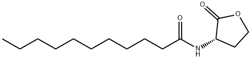 N-[(3S)-TETRAHYDRO-2-OXO-3-FURANYL]-UNDECANAMIDE Struktur