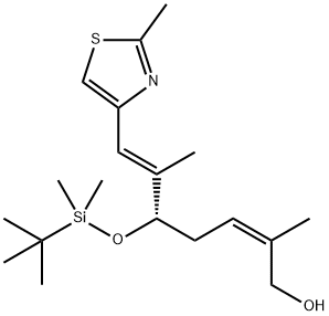 (-)-(2Z,5S,6E)-5-{[tert-Butyl(dimethyl)silyl]oxy}-2,6-dimethyl-7-(2-methyl-1,3-thiazol-4-yl)hepta-2,6-dien-1-ol