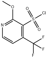 3-Pyridinesulfonyl chloride, 2-methoxy-4-(trifluoromethyl)- Struktur