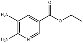 5,6-Diaminopyridine-3-carboxylic acid ethyl ester Struktur