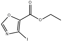 4-Iodo-oxazole-5-carboxylic acid ethyl ester Struktur