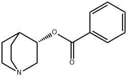 (S)-3-(Benzoyloxy)quinuclidine Struktur