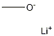 Lithium  methoxide Struktur