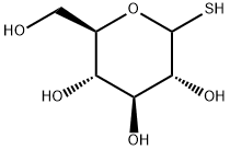 D-Glucopyranose, 1-thio- Struktur