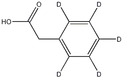 PHENYL-D5-ACETIC ACID Struktur