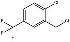 2-Chloro-5-trifluoromethylbenzyl chloride Struktur