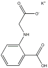 N-(2-CARBOXYPHENYL)-GLYCINE MONOPOTASSIUM SALT Struktur