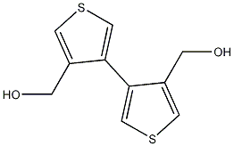 [3,3'-Bithiophene]-4,4'-dimethanol Struktur