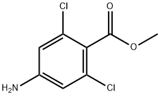 Methyl 2,6-dichloro-4-aminobenzoate Struktur