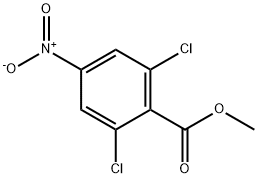 Methyl 2,6-dichloro-4-nitrobenzoate Struktur