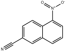 2-Cyano-5-nitronaphthalene Struktur