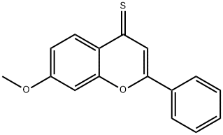 7-methoxy-2-phenyl-4H-chromen-4-one Struktur