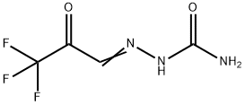 2-(3,3,3-Trifluoro-2-oxopropylidene)hydrazinecarboxamide Struktur