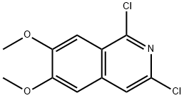 1,3-Dichloro-6,7-dimethoxyisoquinoline Struktur