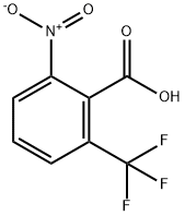 2-Nitro-6-(trifluoromethyl)benzoic acid Struktur