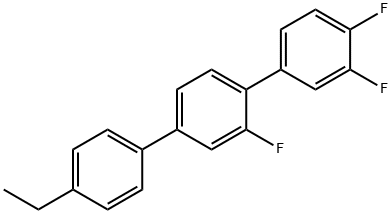 4''-Ethyl-2',3,4-trifluoro-1,1':4',1''-terphenyl Struktur