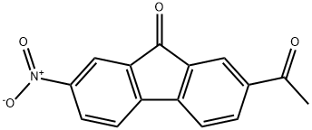 2-Acetyl-7-nitro-9H-fluoren-9-one Struktur