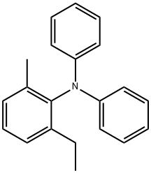 (2-Ethyl-6-methylphenyl)diphenylamine Struktur