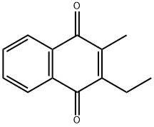 2-Ethyl-3-methyl-1,4-naphthoquinone Struktur