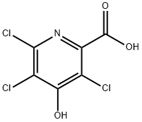 3,5,6-Trichloro-4-hydroxy-2-picolinic Acid Struktur