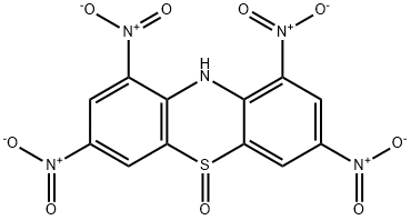 1,3,7,9-Tetranitrophenothiazine 5-oxide Struktur