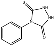 5-mercapto-4-phenyl-4H-1,2,4-triazol-3-ol Struktur