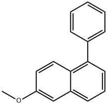 6-Methoxy-1-phenylnaphthalene Struktur