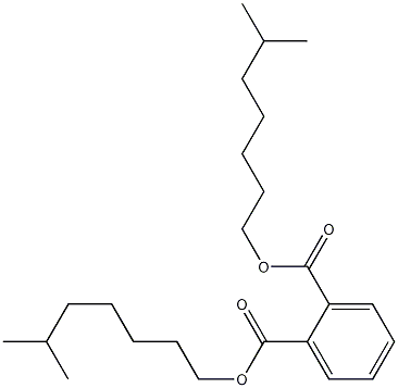 Diisooctyl phthalate Struktur