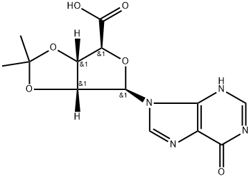 2',3'-O-Isopropylideneinosine-5'-carboxylic acid Struktur