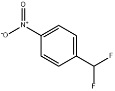 α,α-ジフルオロ-4-ニトロトルエン 化學(xué)構(gòu)造式