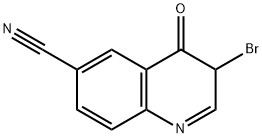 3-bromo-4-hydroxyquinoline-6-carbonitrile Struktur