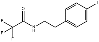 2,2,2-Trifluoro-N-[2-(4-iodophenyl)ethyl]acetamide Struktur