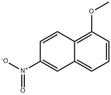 1-Methoxy-6-nitronaphthalene Struktur