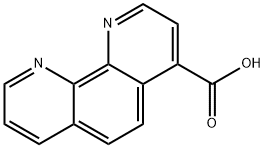 1,10-Phenanthroline-4-carboxylic  acid Struktur