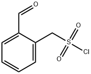 (2-formylphenyl)methanesulfonyl chloride Struktur