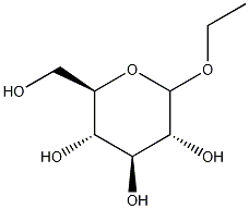 Ethyl D-glucopyranoside Structure