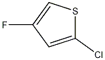 2-Chloro-4-fluorothiophene Struktur