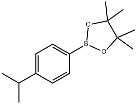 2-(4-Isopropylphenyl)-4,4,5,5-tetramethyl-1,3,2-dioxaborolane Struktur