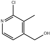 2-Chloro-3-methyl-4-pyridinemethanol Struktur