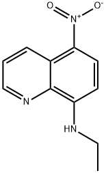 8-Ethylamino-5-nitroquinoline Struktur