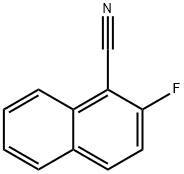 1-Cyano-2-fluoronaphthalene Struktur