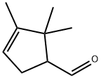 2,2,3-Trimethylcyclopent-3-ene-1-carboxaldehyde Struktur