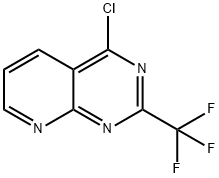 4-Chloro-2-(trifluoromethyl)pyrido[2,3-d]pyrimidine Struktur