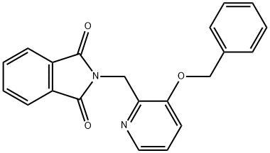 2-[[3-(Phenylmethoxy)-2-pyridinyl]methyl]-1H-isoindole-1,3(2H)-dione Struktur