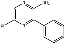 2-Amino-5-bromo-3-phenylpyrazine Struktur