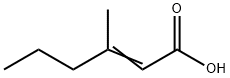 (E)-3-Methyl-2-hexenoic acid Struktur