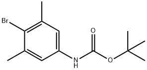 tert-Butyl 4-bromo-3,5-dimethylphenylcarbamate Struktur