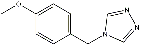 4-[(4-Methoxyphenyl)methyl]-4H-1,2,4-triazole Struktur